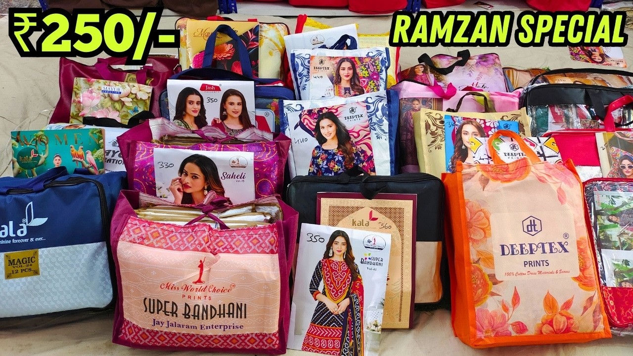 Ramzan Special Catalogue Dress Materials Printed Cotton Wholesale Suits Readymades