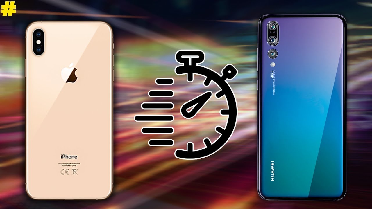 Apple iPhone Xs/Xs Max vs Huawei P20 Pro Speed Test!