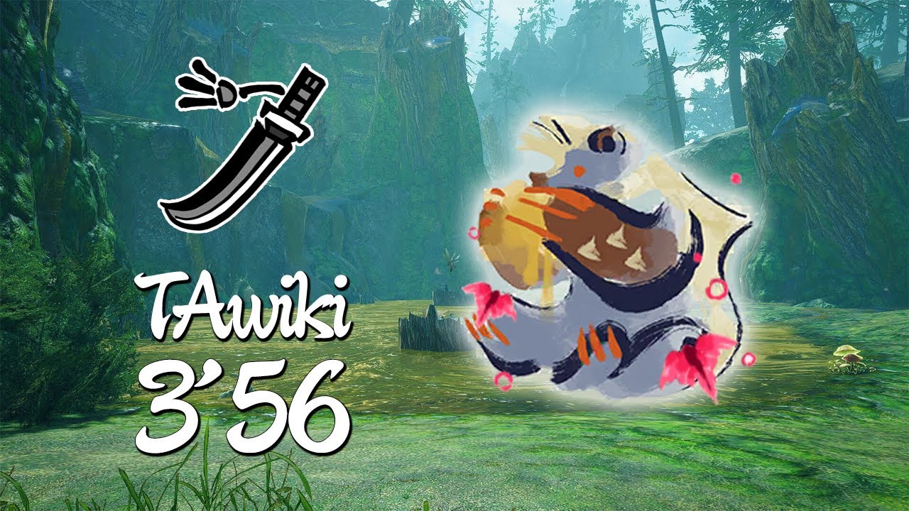 Afflicted Arzuros TAwiki rules Longsword 3'56 | MHR:SB PC