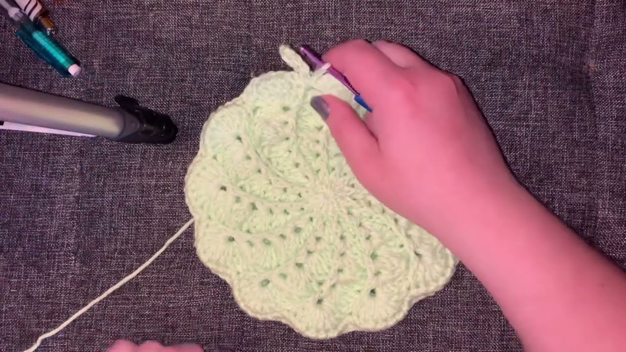 Crochet Spiral Hot Pad