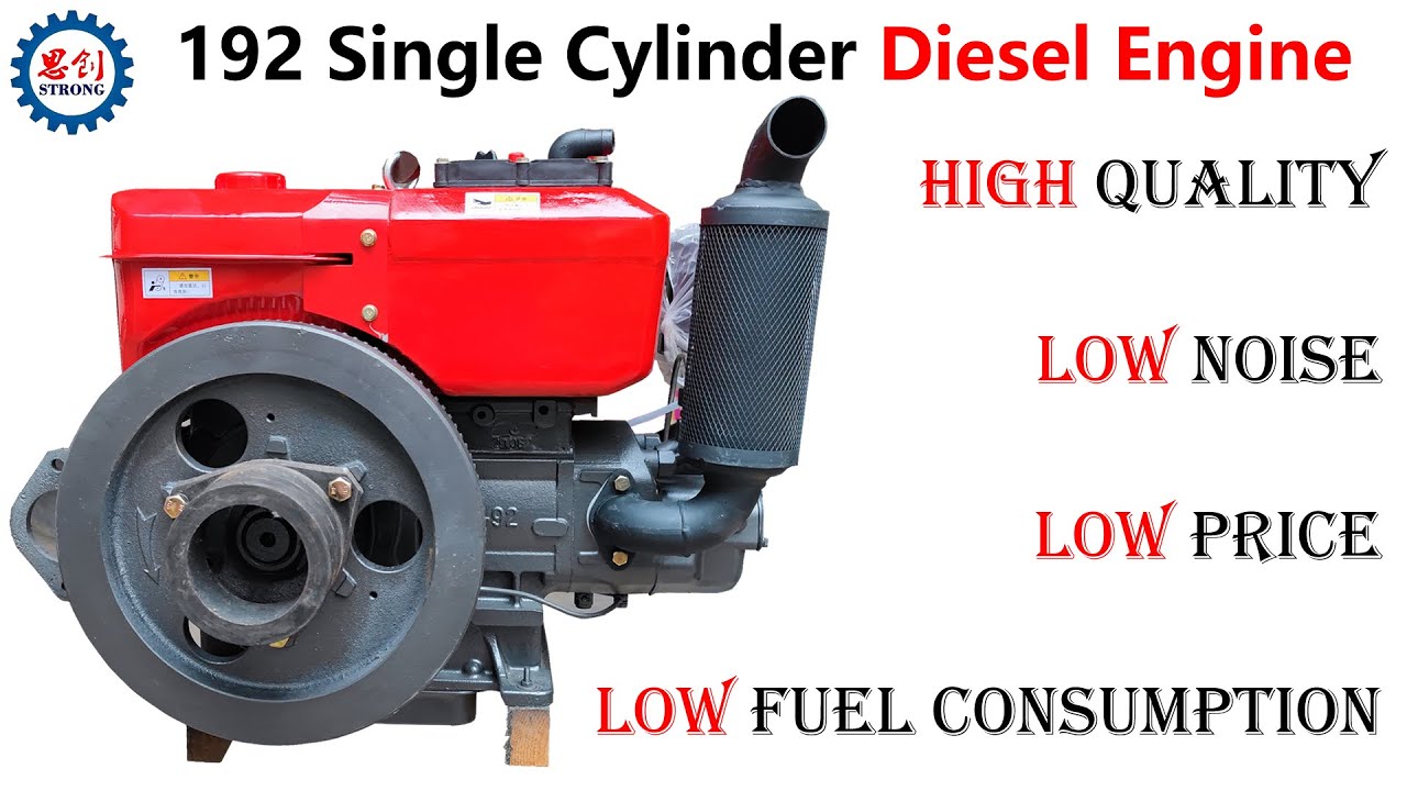 12HP Diesel Engine 192 Water Cooled Single Cylinder Diesel Engine