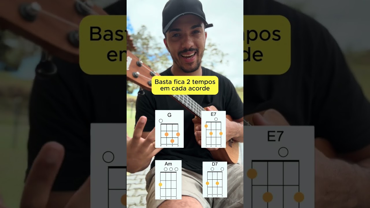 Batida F&aacute;cil de samba e Pagode no Ukulele