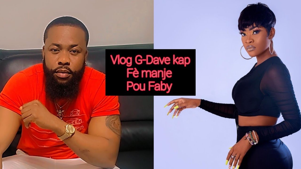 G-Dave kap fe manje pou Faby bel Vlog