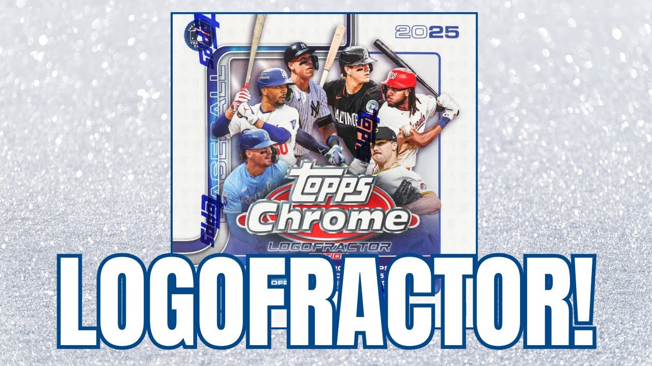 BRAND NEW 2025 TOPPS CHROME LOGOFRACTOR IS HERE!
