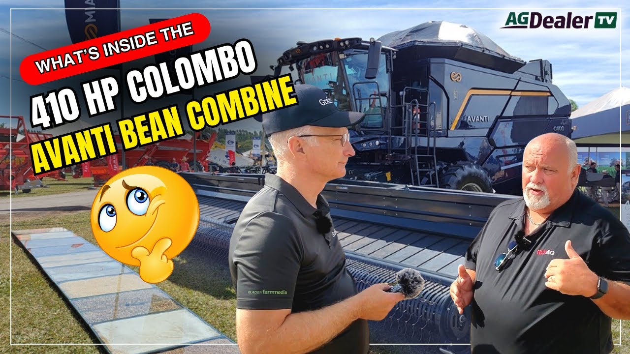 Первый в Канаде самоходный комбайн для уборки фасоли Colombo Avanti!