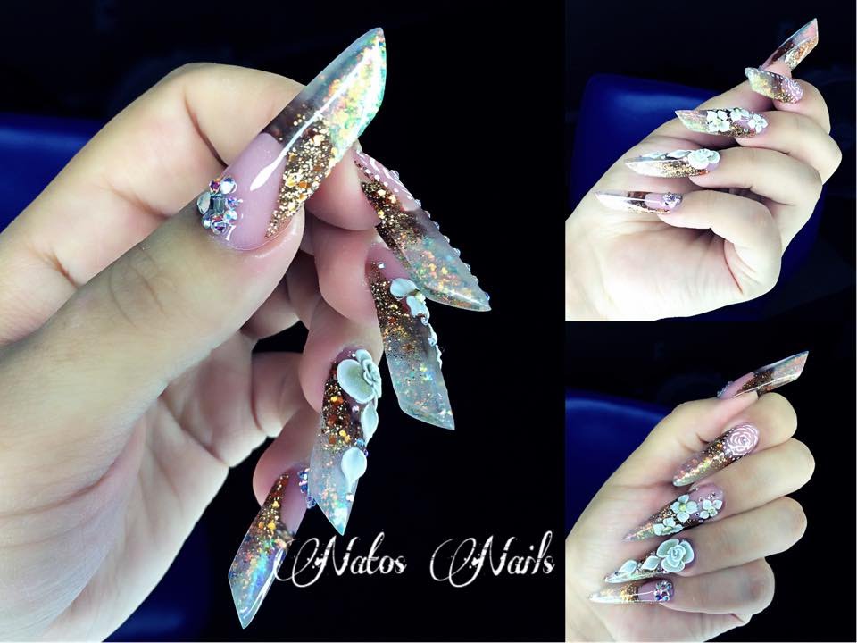 Vintage Nails | Almendra Rusa | Natos Nails | Uñas Acrilicas