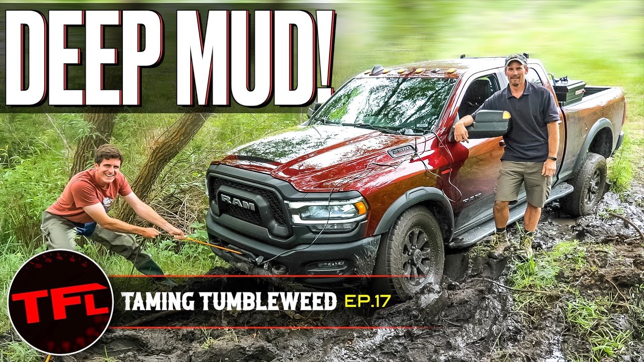 Ram Power Wagon весом 8000 фунтов застрял в глубокой грязи: выживет ли он? | Укрощение перекати-п...