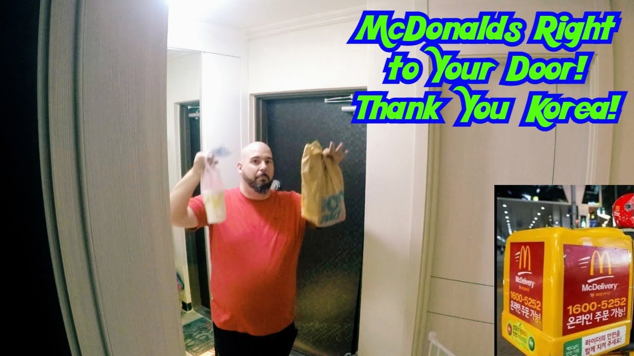 McDonalds Delivering Right to Your Door in Korea