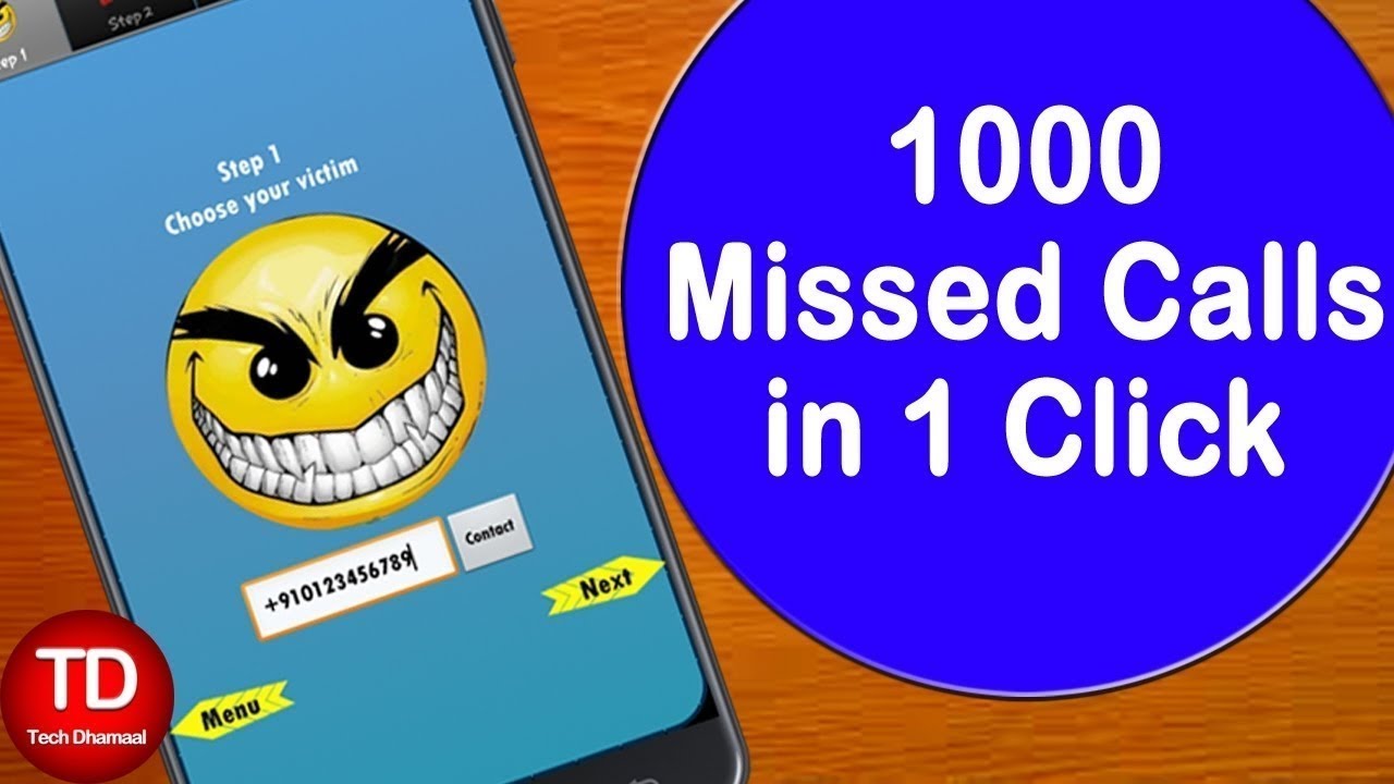 Unlimited miss call bomber.[Send unlimited missed call in one click to any mobile number] 2017