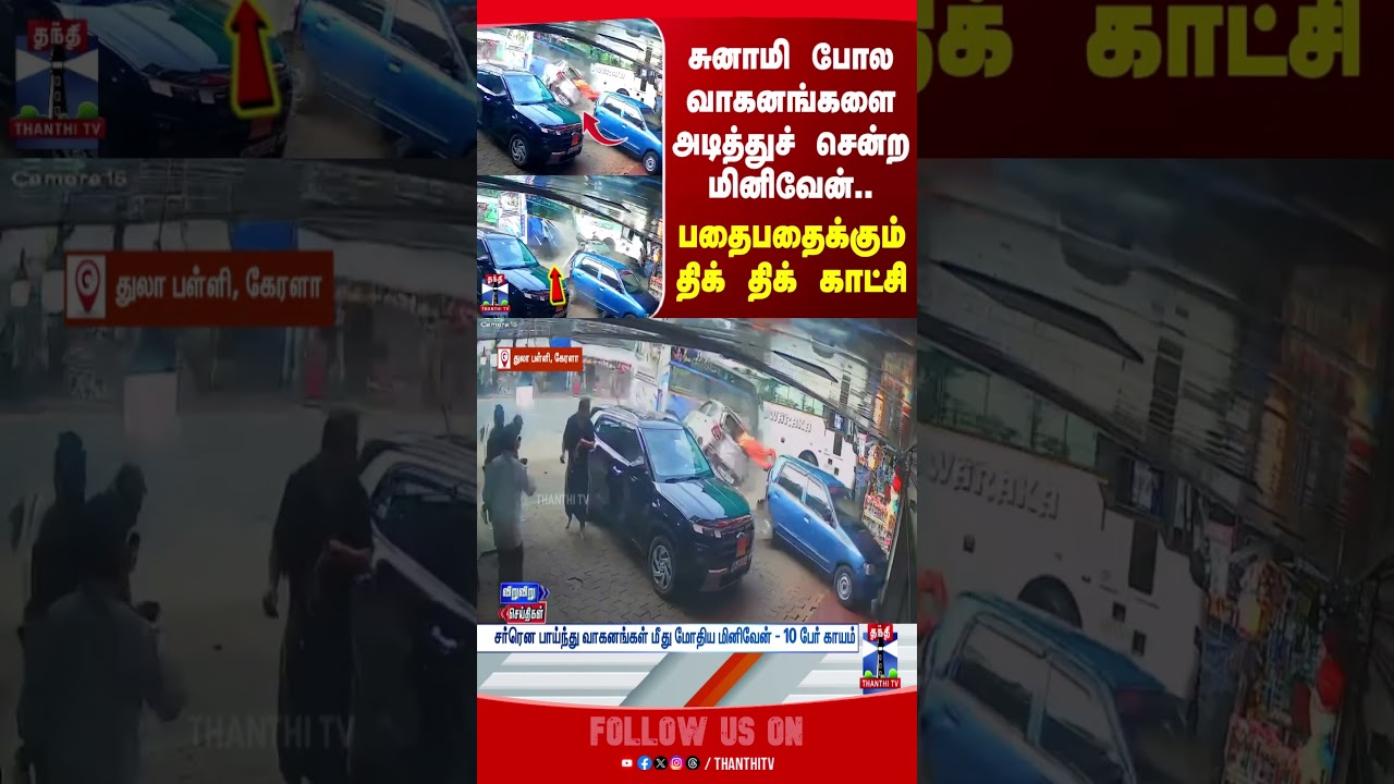 min | accident | kerala | cctv | viralvideo | viral | thanthitv