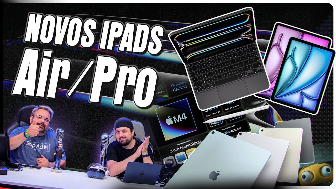 FINALMENTE um iPad com tela OLED! E já temos um NOVO chip M4?!