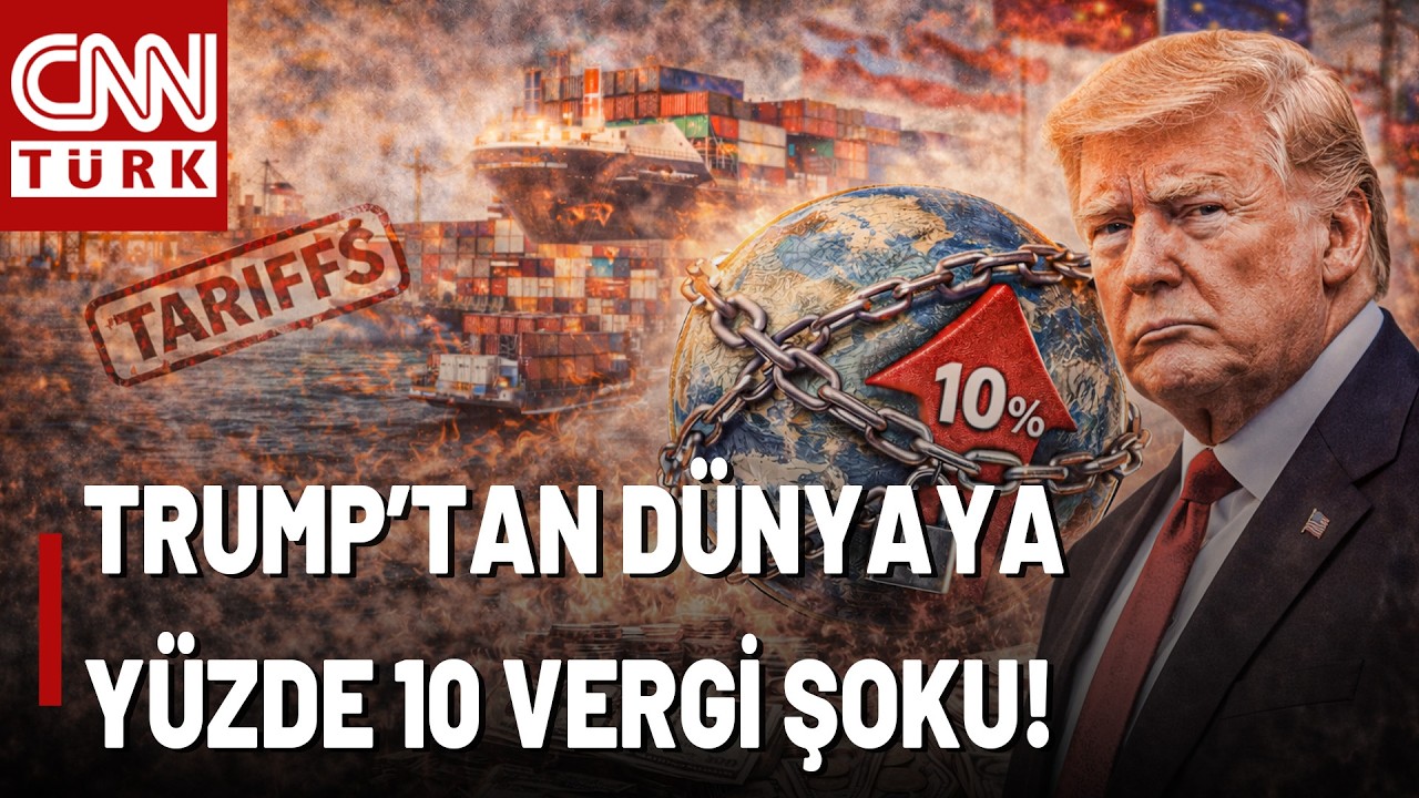 Trump'tan Küresel Ticareti Sarsacak Çarpıcı Hamle: Yüzde 10 Vergi! Küresel Ekonomide Yeni Kriz Mi?