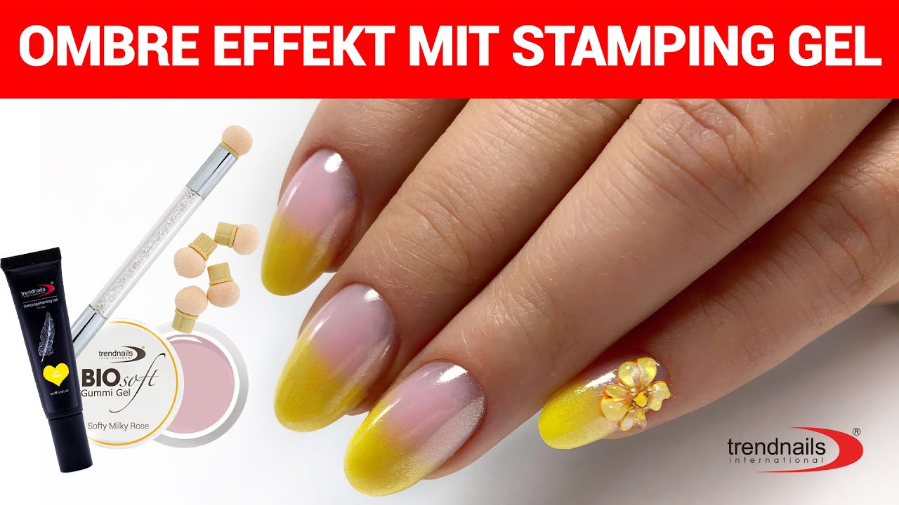Ombre Effekt mit dem Stamping Gel