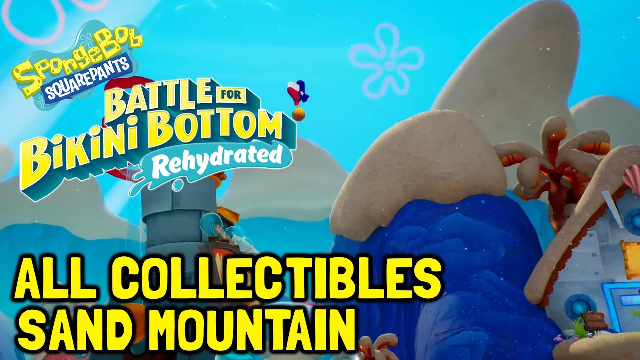 SpongeBob Battle For Bikini Bottom Rehydrated All Collectibles In Sand Mountain