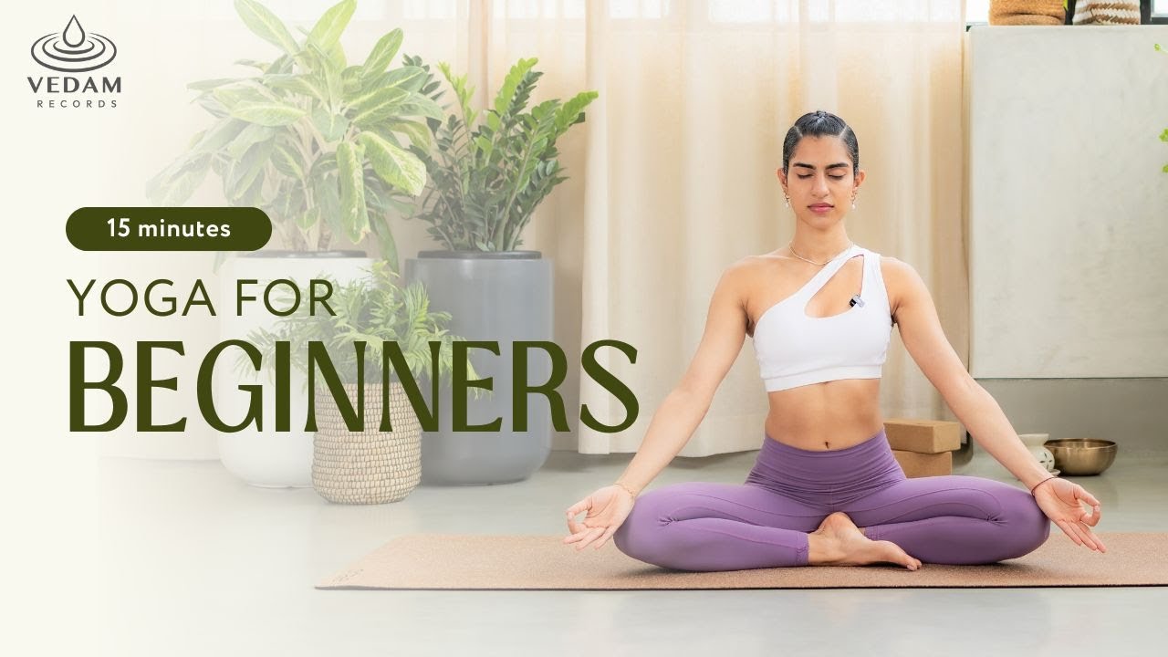 Beginner Yoga for Full Body Flexibility | 15-Min Easy Routine | Carolyn Simon | Yoga by Vedam