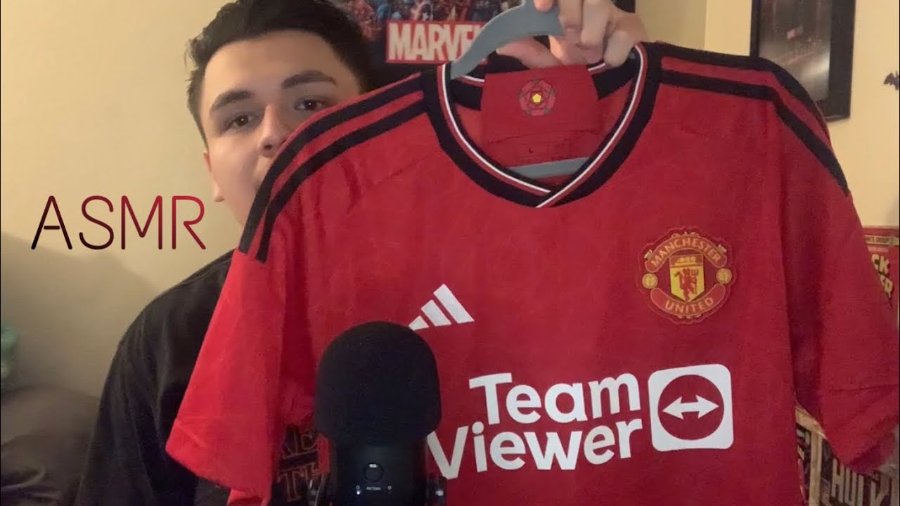 (ASMR) Manchester United 2023/24 Home Jersey Review !