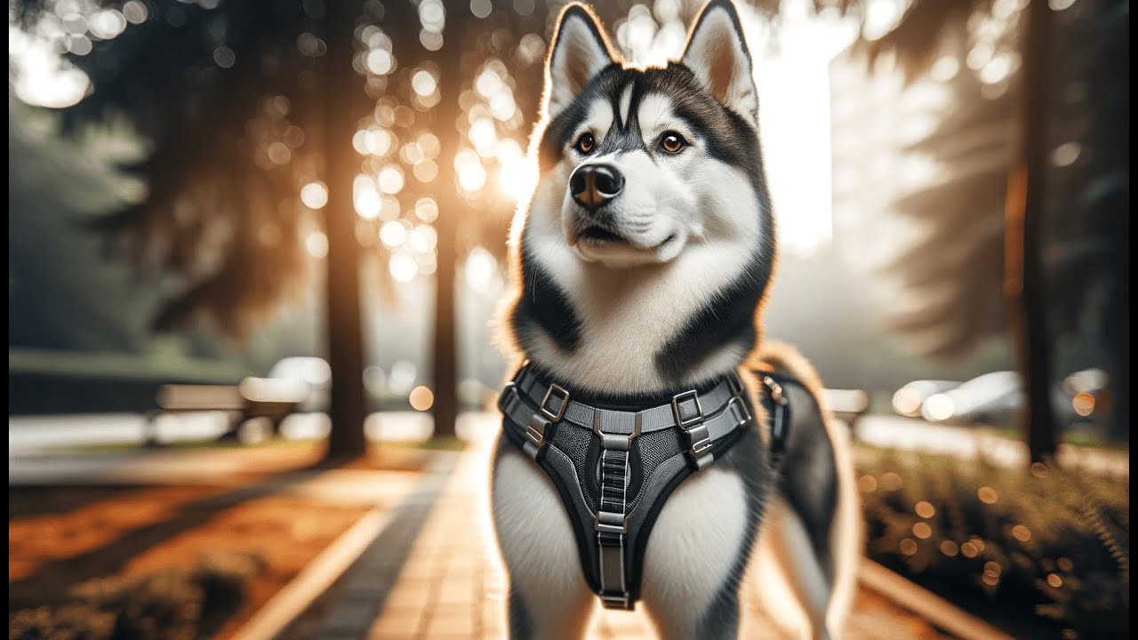 🐾 Neewa Sled Pro Harness (Large, Red), Dog Pulling Harness | Best Harness for Husky Dogs 🐾
