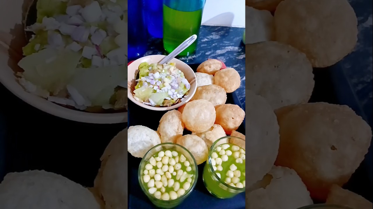 golgappe platter 
