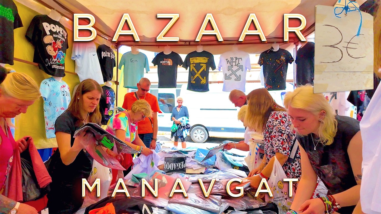 Manavgat BAZAAR 📍 REPLICA DESIGNER BRANDS MARKET on THURSDAY TURKIYE #side #turkey ANTALYA