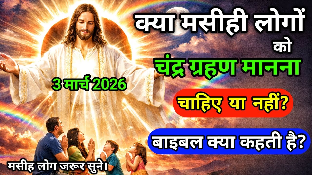 मसीही लोगों को चंद्र ग्रहण मानना चाहिए या नहीं? | बाइबल क्या कहती है? – The Real Bible Truth ✝️