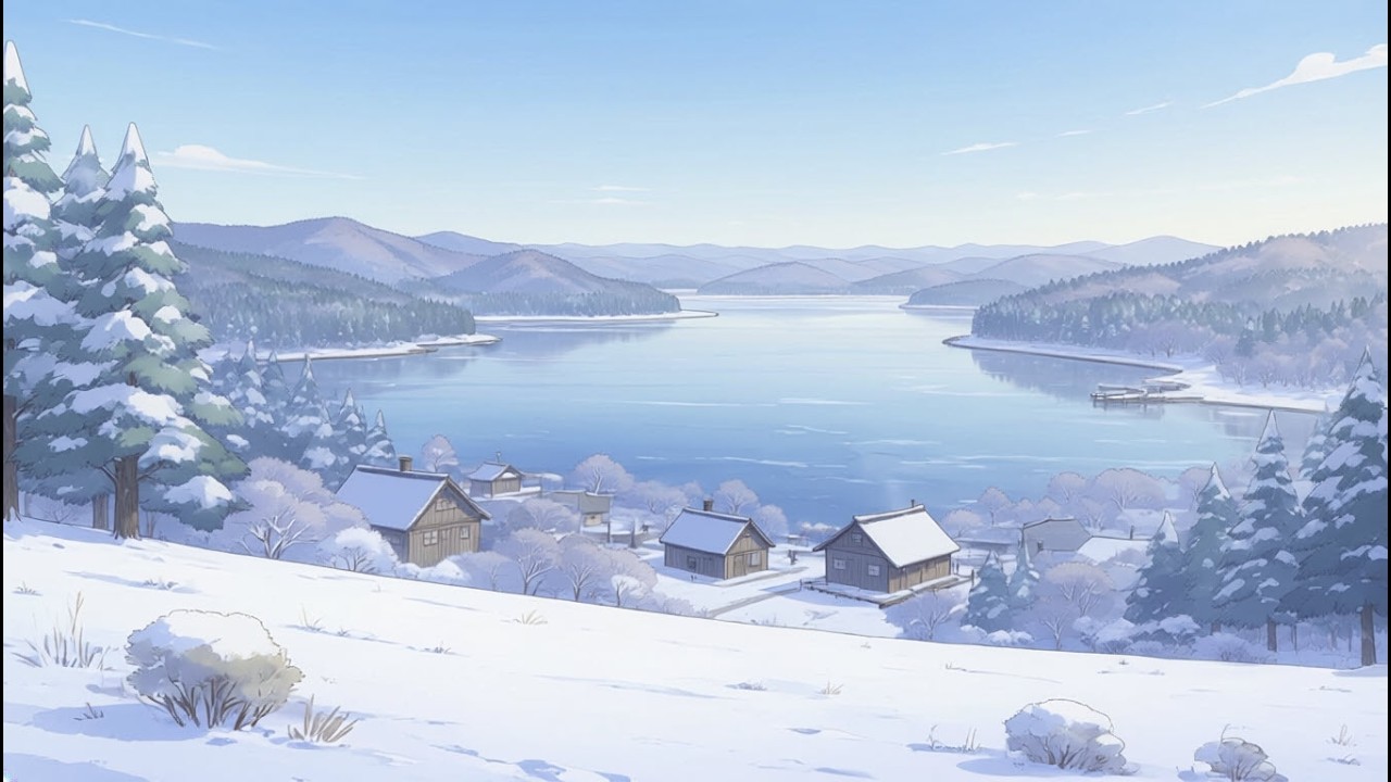 Cold Winter Morning in the Pacific Northwest | Calm LoFi Beats for Focus