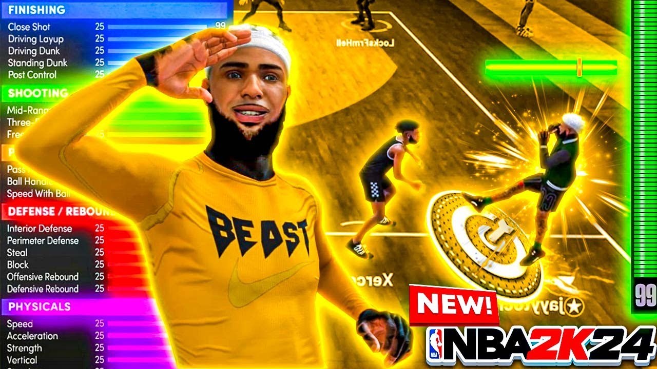 THIS 99 STRENGTH & HOF REBOUND CHASER POPPER BUILD IS GOING TO BREAK NBA 2K24...