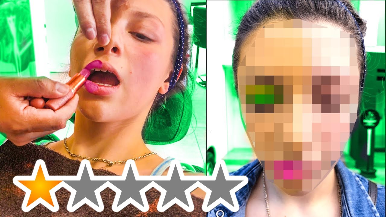 THE WORST REVIEWED MAKEUP ARTIST TAUGHT ME HOW TO DO MY MAKEUP 😱😨