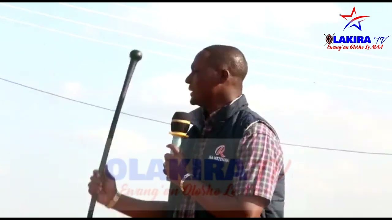 Hon Martin Moshisho Kajiado deputy Governor Powerful Speech on Maasai Kingpins