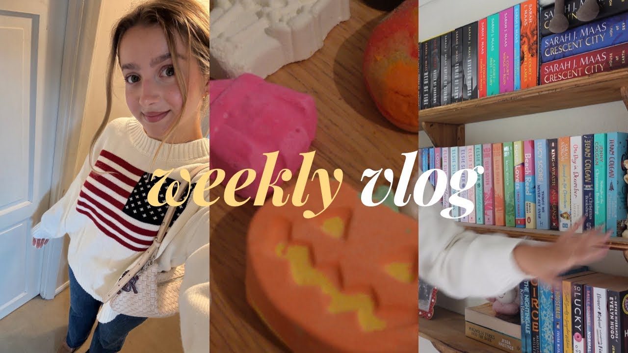 WEEKLY VLOG 🛁🍂 A/W wardrobe, bookshelf updates & Lush haul
