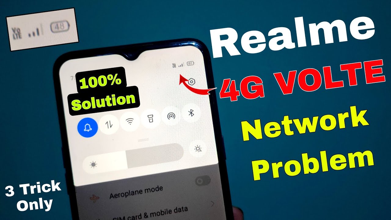 Проблема с сетью realme 4G volte | Решение проблемы Realme 4G | Проблема с работой Realme VOLTE 4G