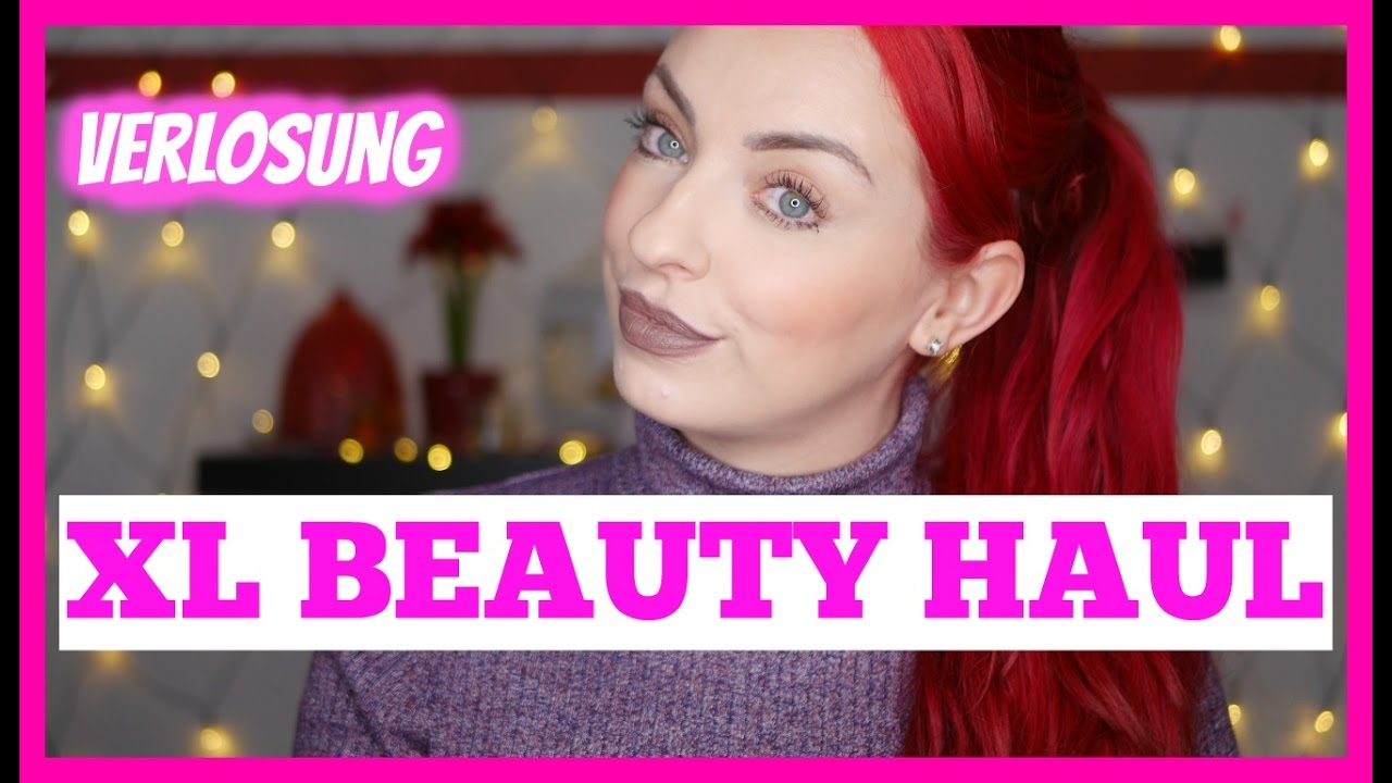 ABSOLUTE KAUFSUCHT 😂 | XL BEAUTY HAUL |  + VERLOSUNG