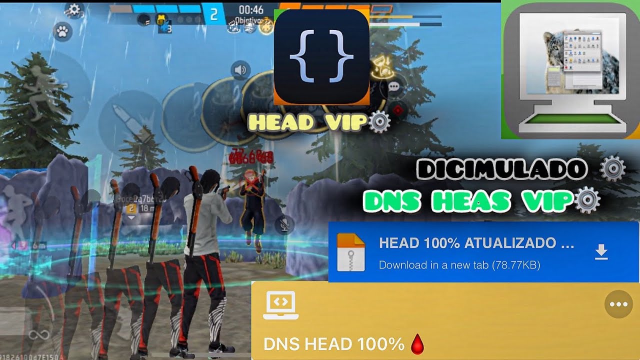 DNS HEAD VIP 100% DICIMULADO PARA IOS 🩸