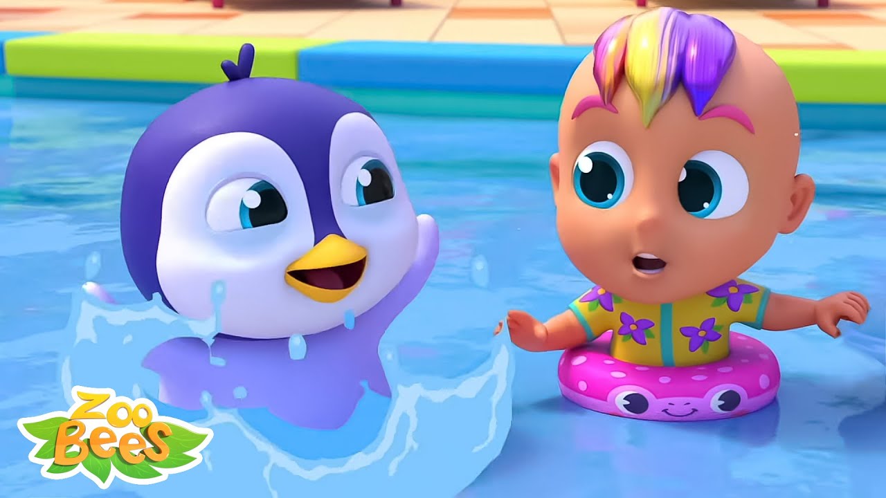 Canzone Del Nuoto + Altro Ancora Cartoni Animati Rime Per Bambini