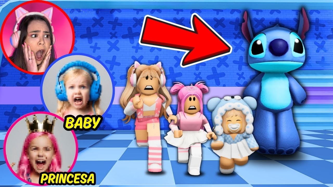 ESTAMOS PRESAS na PRISÃO DO STITCH MALVADÃO no ROBLOX!