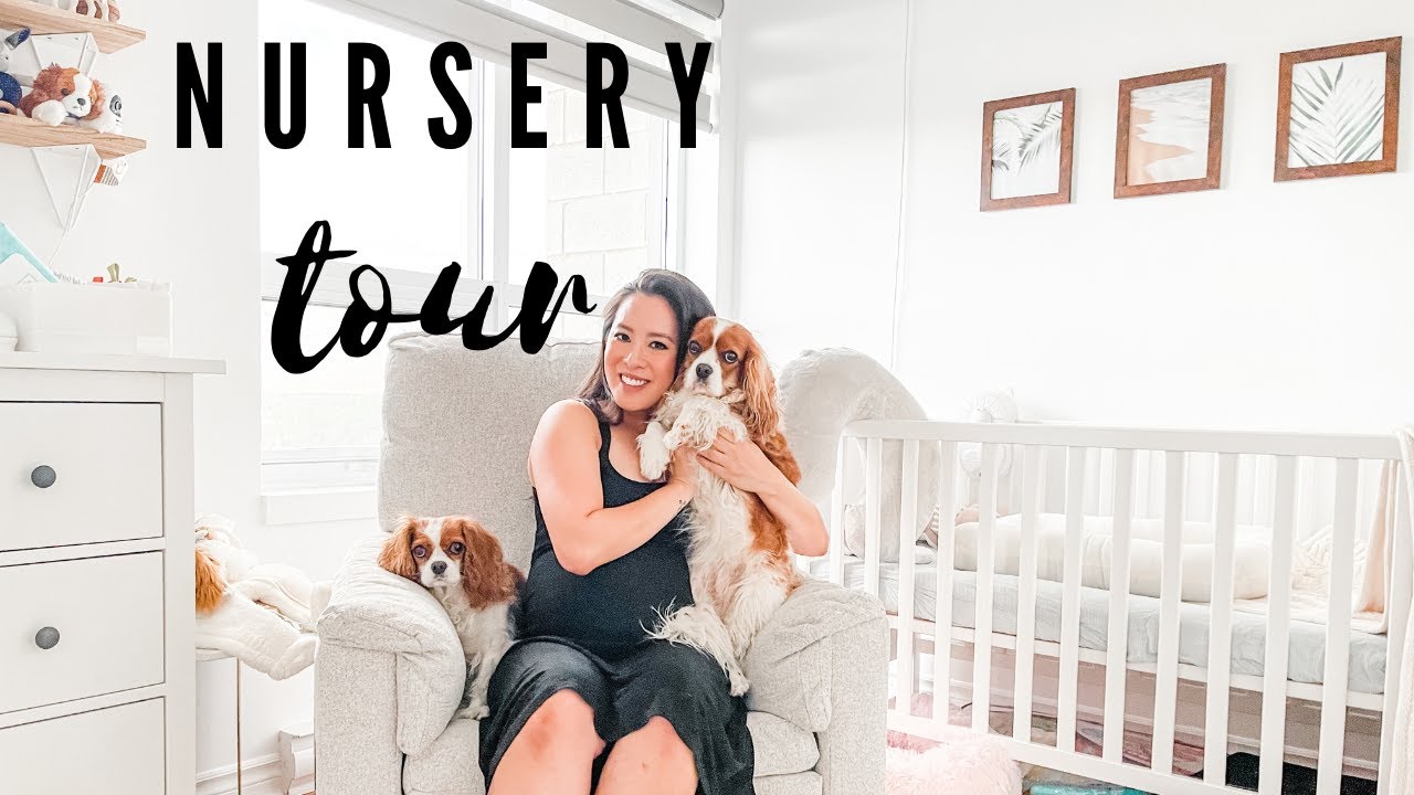 NURSERY TOUR // White Gender Neutral Decor // Pottery Barn Kids, Amazon, Ruggable, Ikea