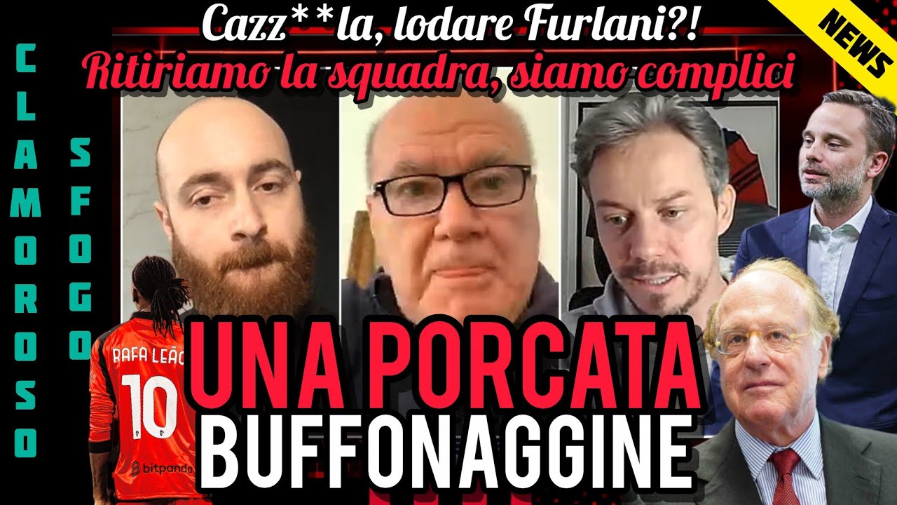 😡PORCATA😈BUFFONAGGINE🤐CAZZ**LA👎SIAMO COMPLICI📌RITIRIAMO LA SQUADRA🤔LODARE FURLANI?🚨MANCANZA TREMENDA