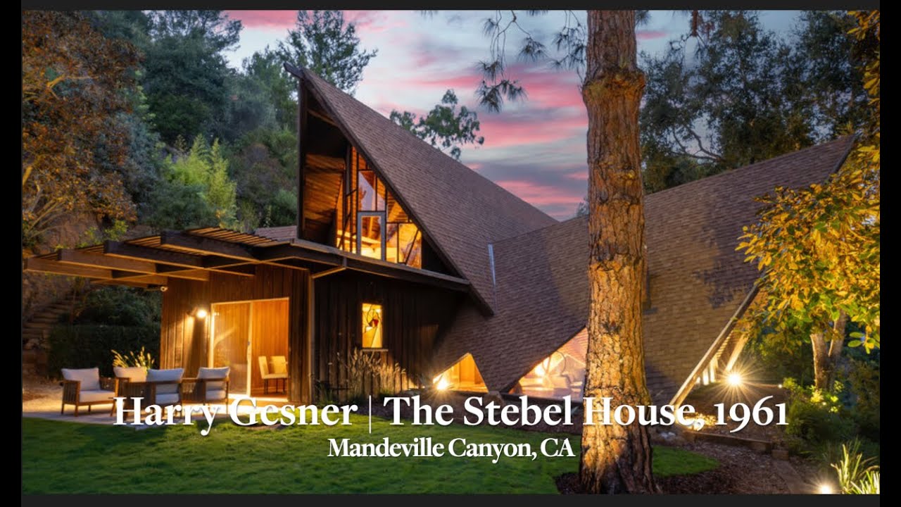 Harry Gesner | The Stebel House, 1961 | 1963 N Mandeville Canyon Rd, Los Angeles, Ca  90049