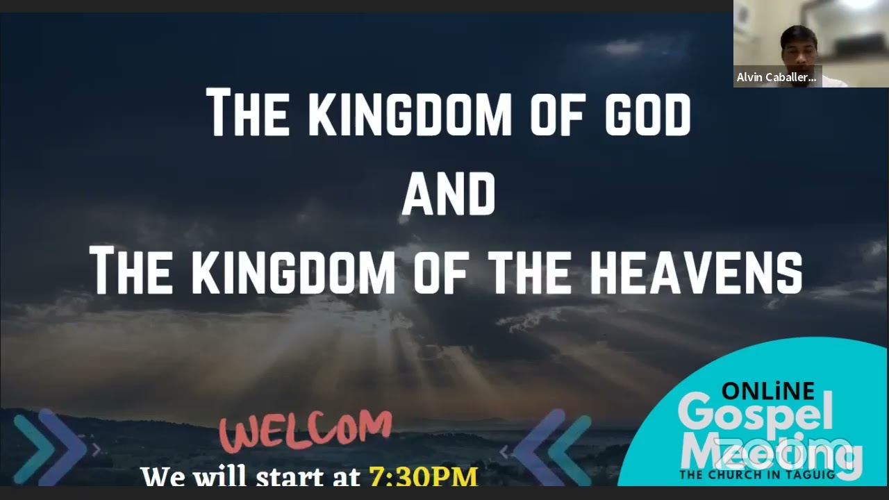 The Kingdom of God and the Kingdom of the Heavens