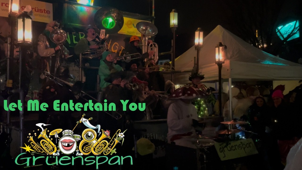 🎺 Let Me Entertain You – Brass Cover | Lucerne Carnival (Fasnacht) # Grüenspan 🎭