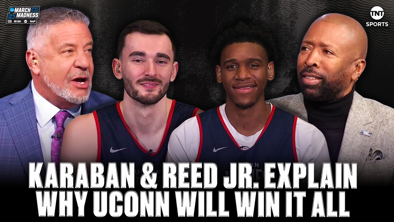 Alex Karaban & Tarris Reed Jr. Talk UConn's Quest For Another Title Ahead of Elite 8 Game w/ Duke 🗣️