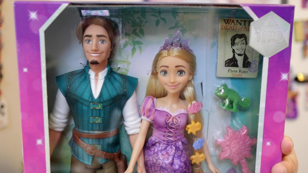 НОВЫЕ куклы и аксессуары Disney Рапунцель и Флинн Райдер от Mattel: распаковка и обзор