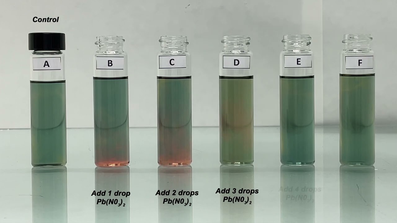 Dithizone for measuring PbII content
