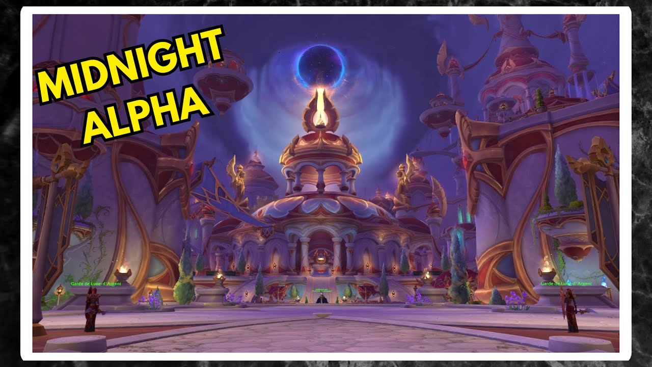 New Silvermoon Nightwalk -  [WoW Midnight Alpha] - 4k 60fps - ASMR (kinda?)