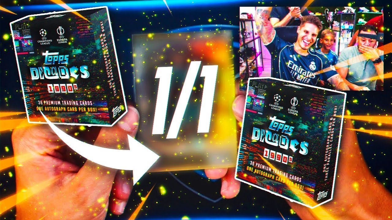 ONE OF ONE!!!! ABRIMOS 2 CAJAS DE TOPPS DECADES Y SACAMOS 1/1 DE LEYENDA!!