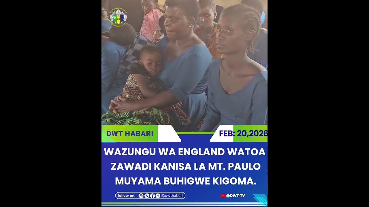WAZUNGU WA ENGLAND WATOA ZAWADI KWA KANISA LA ANGLIKA MT. PAULO MUYAMA BUHIGWE KIGOMA TANZANIA.