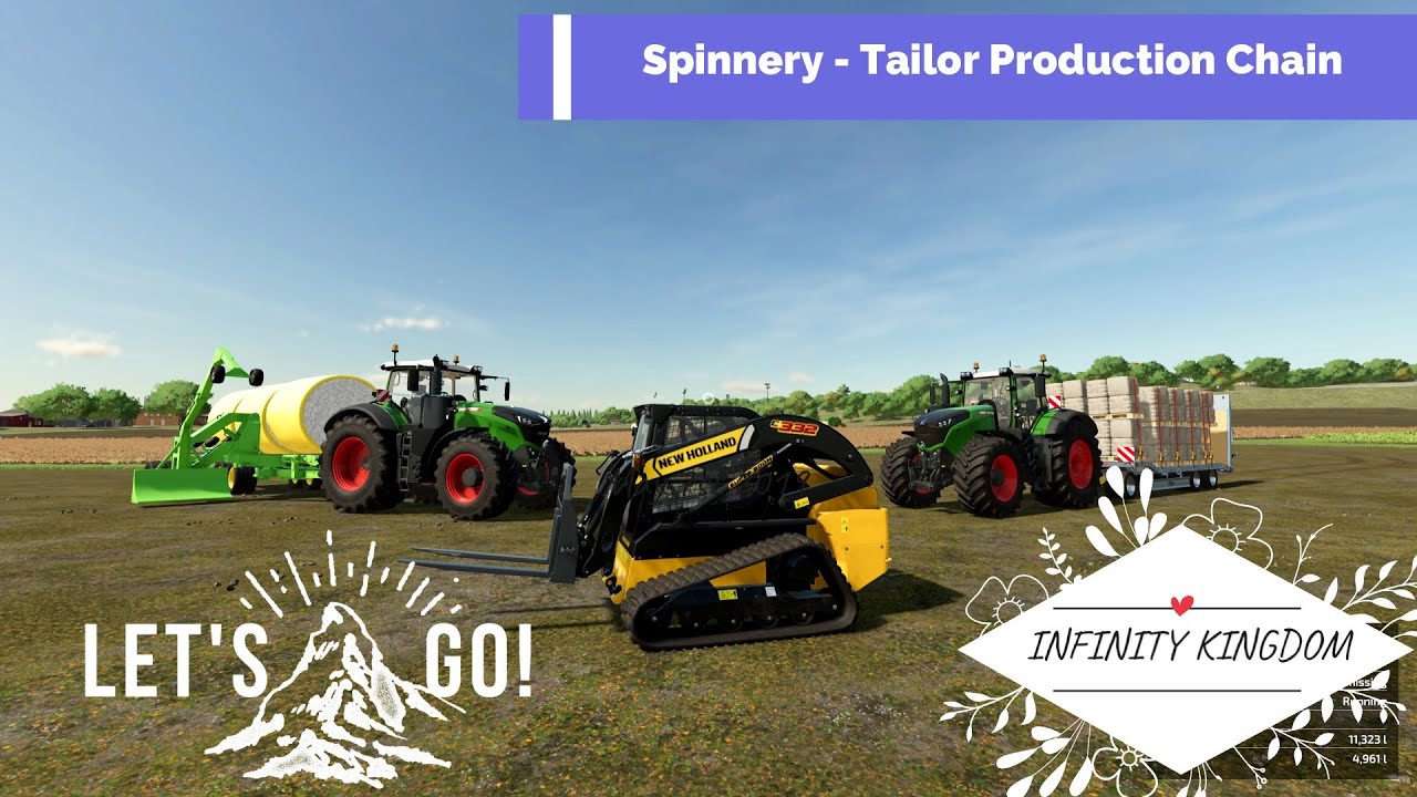 Farming simulator 22| Tips-Tricks Cloths production| Spinnery & Tailor production chain|Tamil gaming