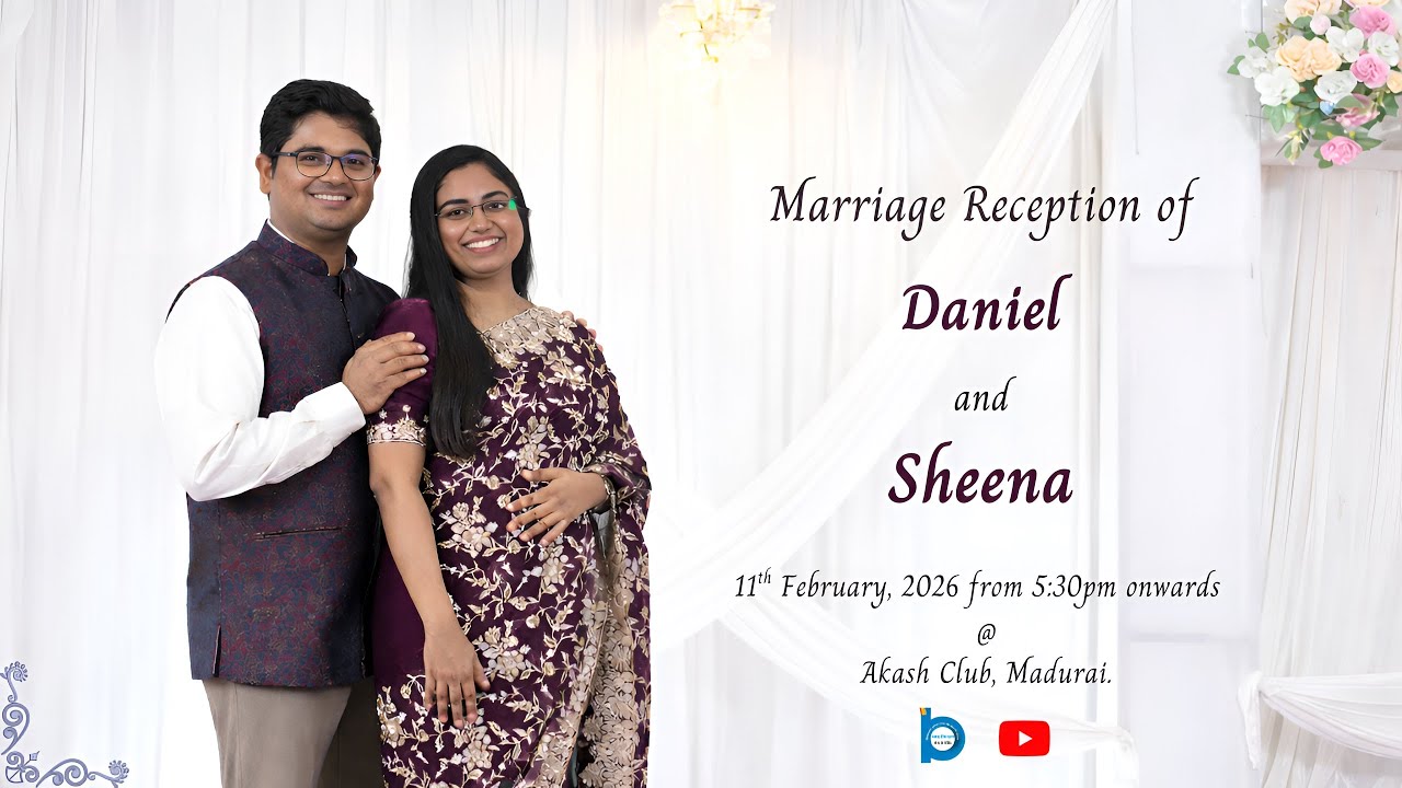 Daniel & Sheena | Wedding Reception  | Madurai