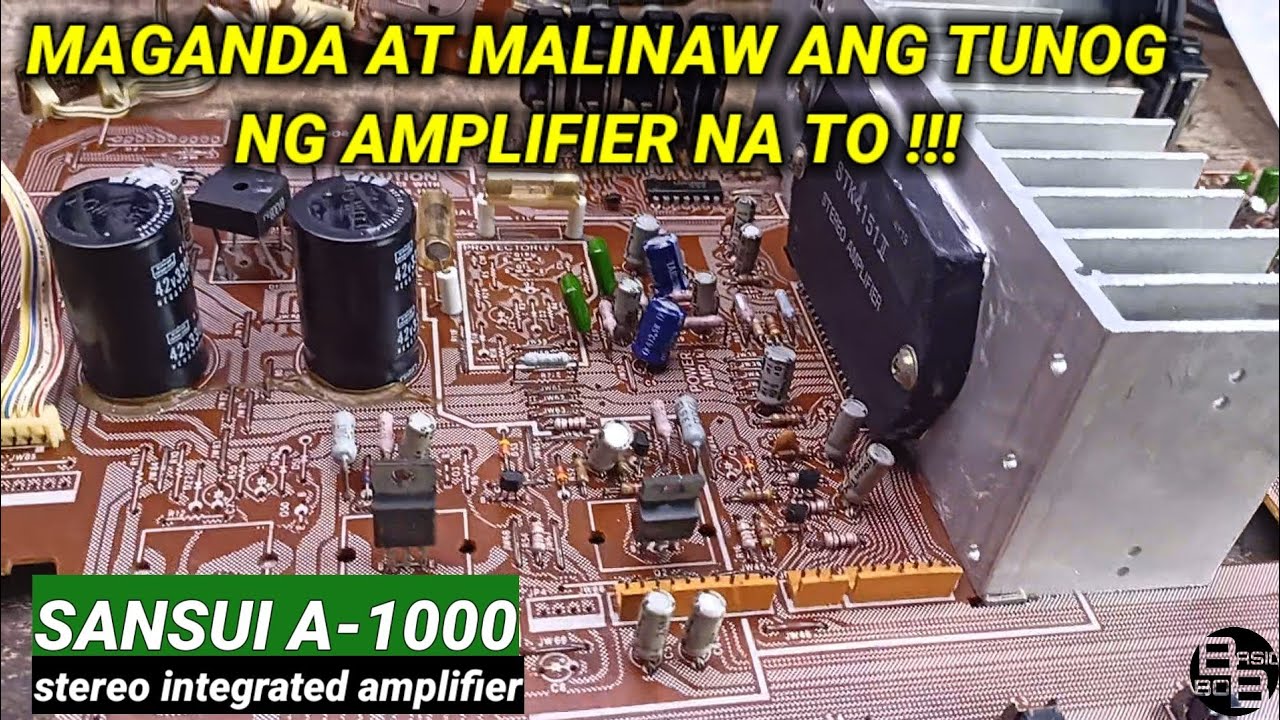 SANSUI A-1000 || HALF CHANNEL PROBLEM , FULL REPAIR