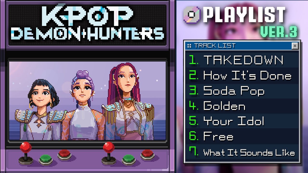 K-POP DEMON HUNTERS | 8-Bit Style Playlist Ver.3 🎵