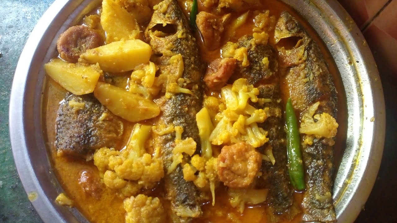 শীতের সবজি দিয়ে চারাপোনা মাছের রেসিপি।।fish curry 
